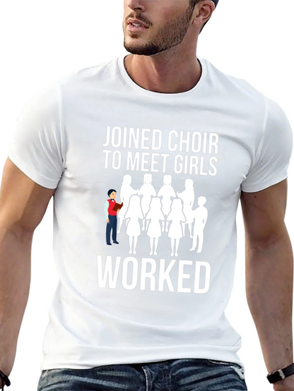Camiseta Negra: Coro para Conocer Chicas