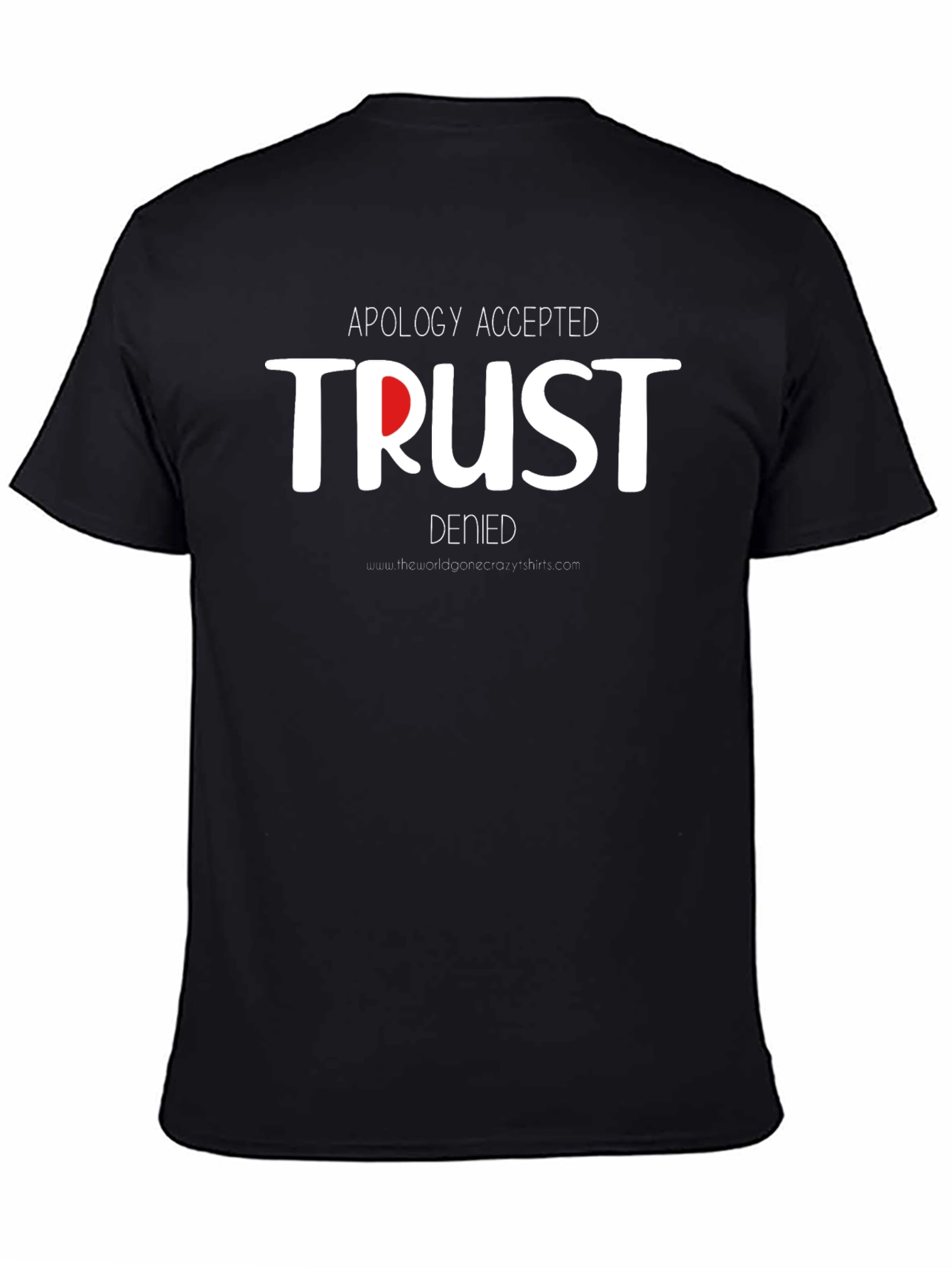 Camiseta Negra Trust Denied