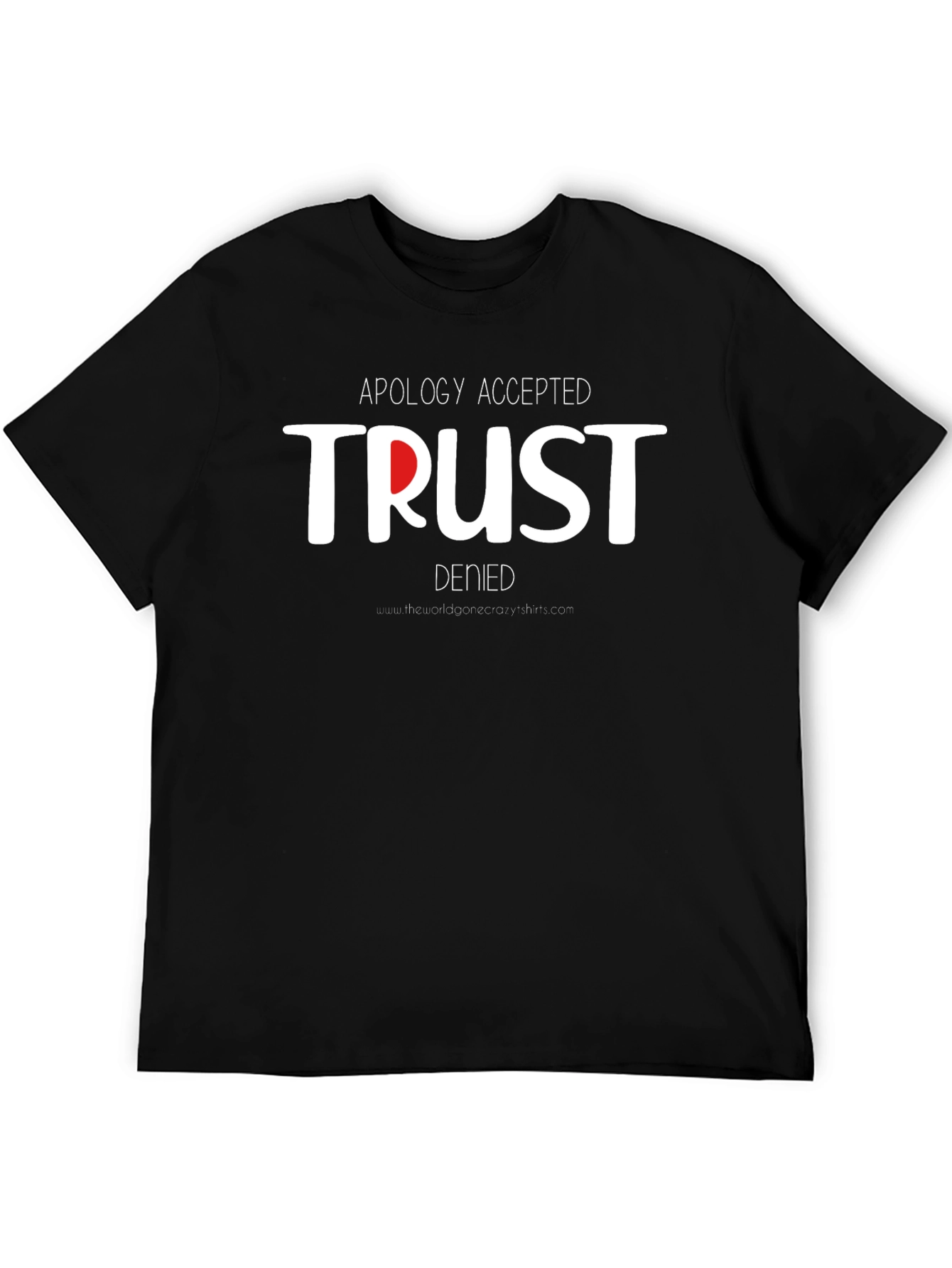 Camiseta Negra Trust Denied