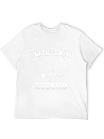 Camiseta Negra Leyenda Tenis de Mesa