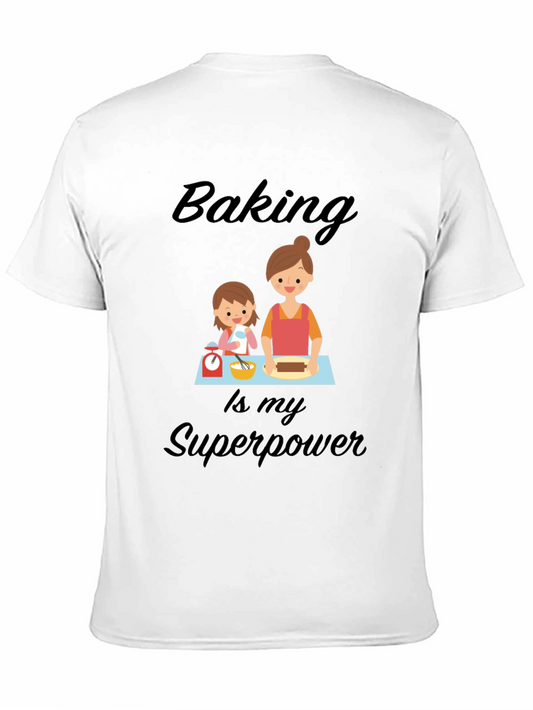 Camiseta Negra Baking is my Superpower
