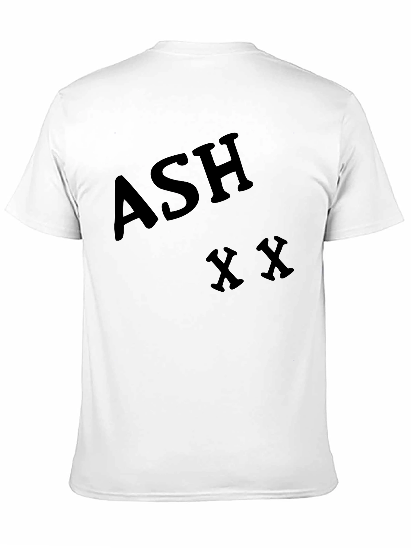 Camiseta Negra ASH XX para Hombre - Estilo Casual