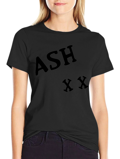 Camiseta Negra ASH XX para Hombre - Estilo Casual