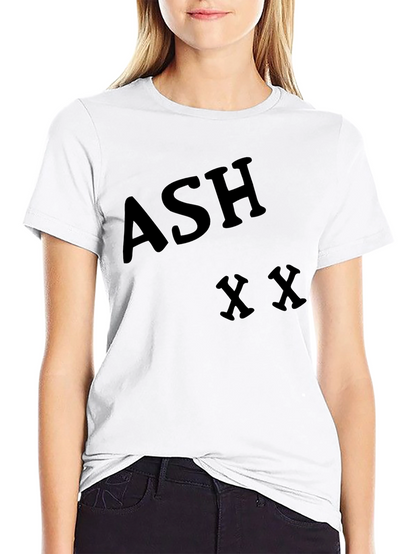 Camiseta Negra ASH XX para Hombre - Estilo Casual