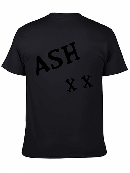 Camiseta Negra ASH XX para Hombre - Estilo Casual