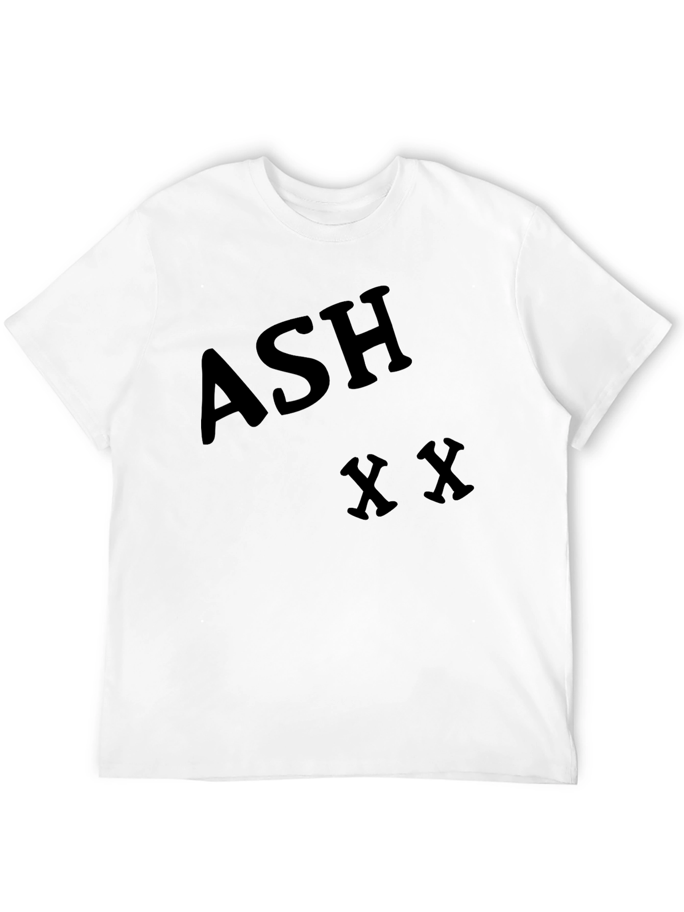 Camiseta Negra ASH XX para Hombre - Estilo Casual