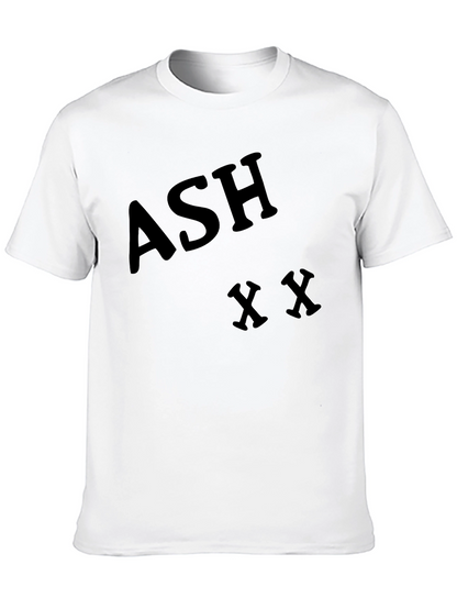 Camiseta Negra ASH XX para Hombre - Estilo Casual