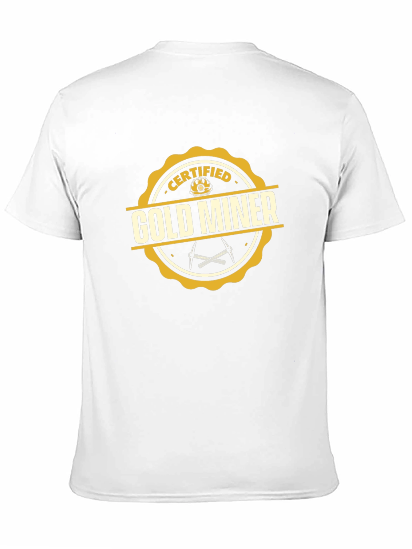 Camiseta Minero de Oro Certificado - Diseño Único