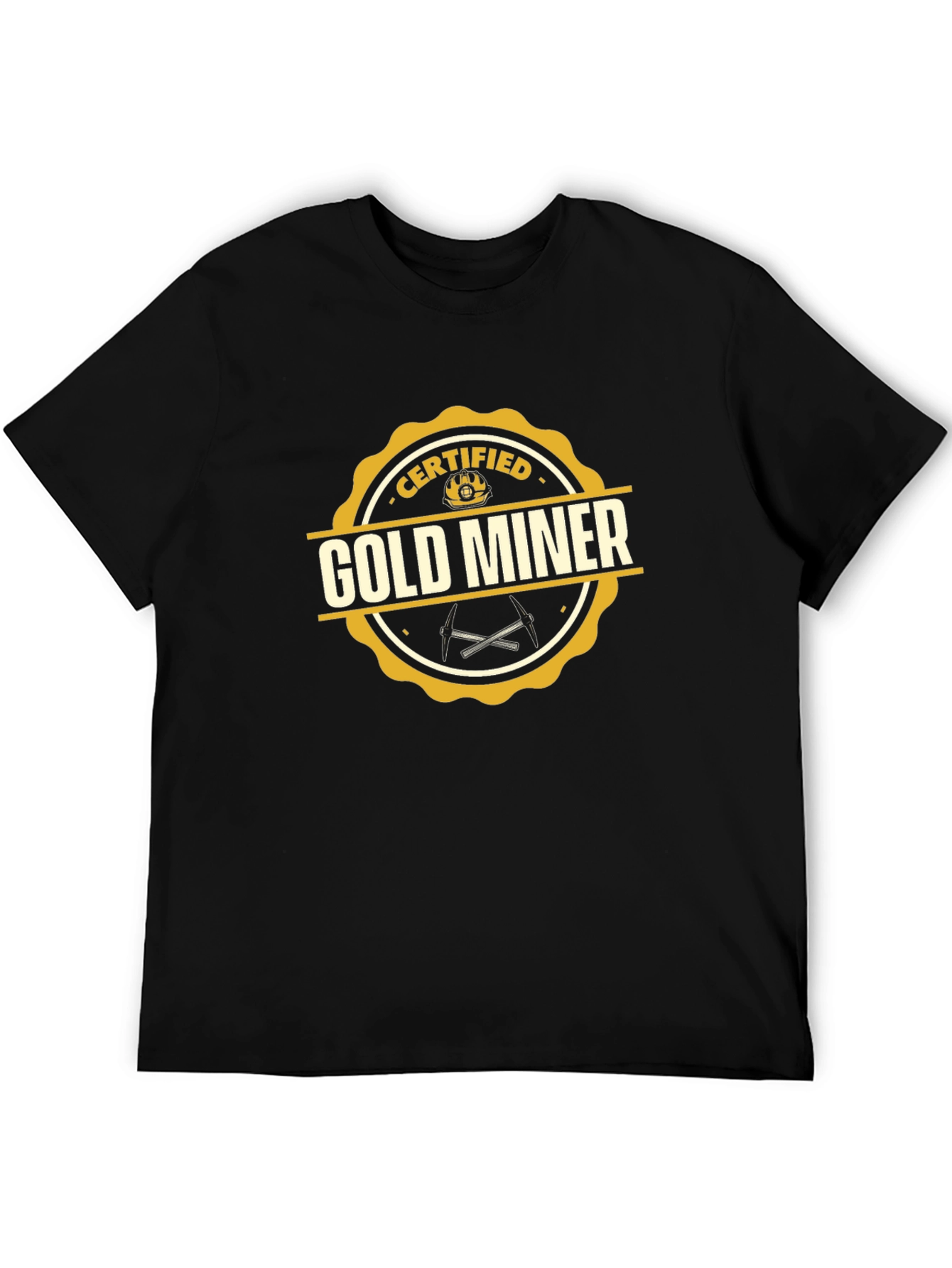 Camiseta Minero de Oro Certificado - Diseño Único