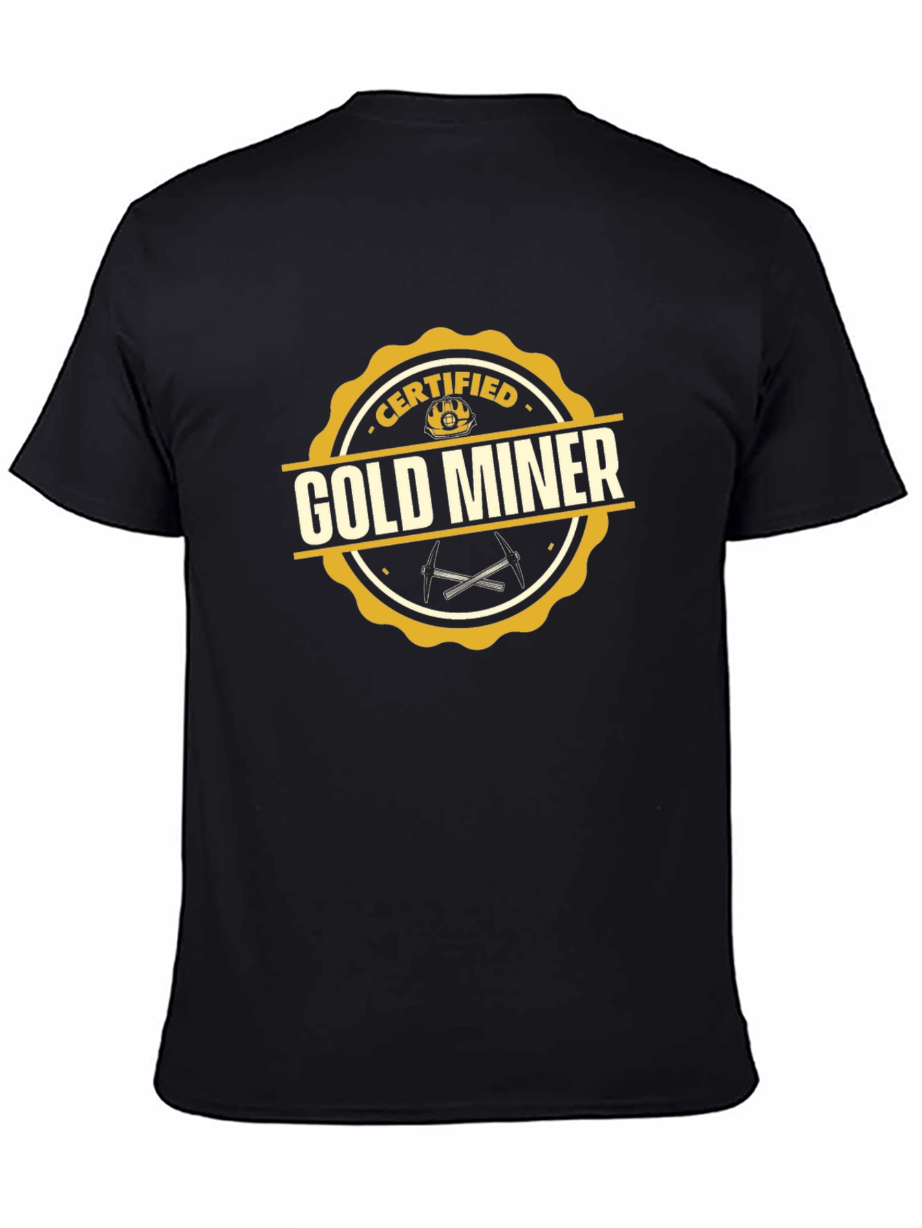 Camiseta Minero de Oro Certificado - Diseño Único