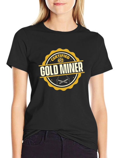 Camiseta Minero de Oro Certificado - Diseño Único