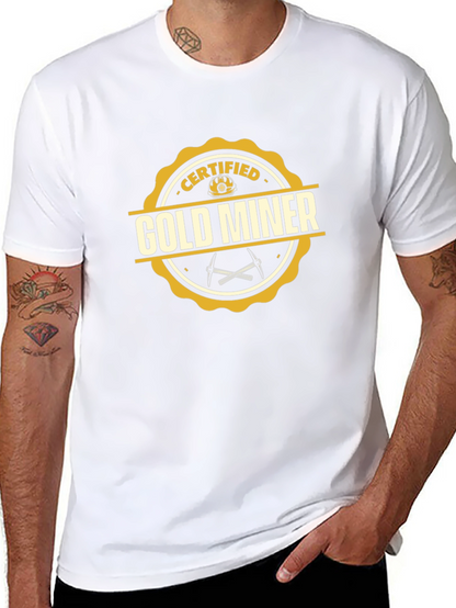 Camiseta Minero de Oro Certificado - Diseño Único
