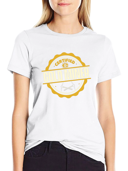Camiseta Minero de Oro Certificado - Diseño Único