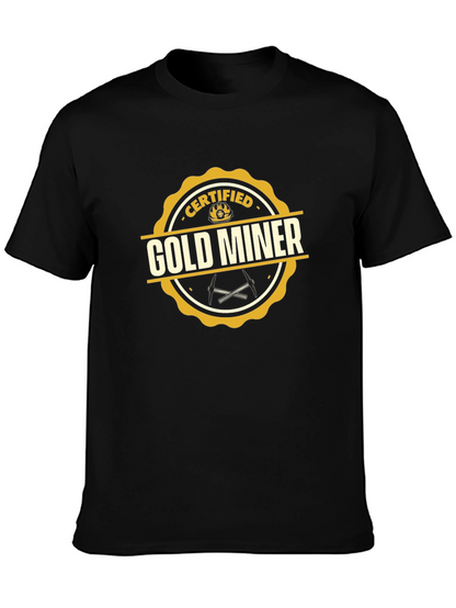 Camiseta Minero de Oro Certificado - Diseño Único