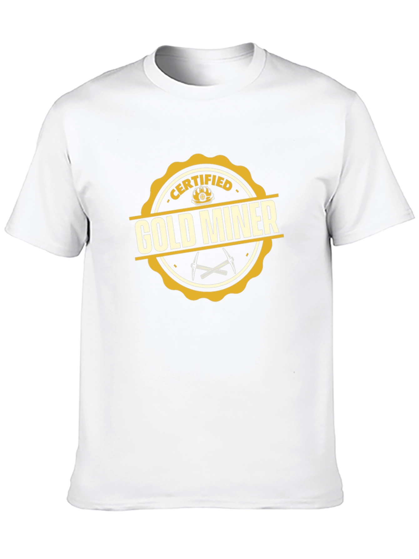 Camiseta Minero de Oro Certificado - Diseño Único
