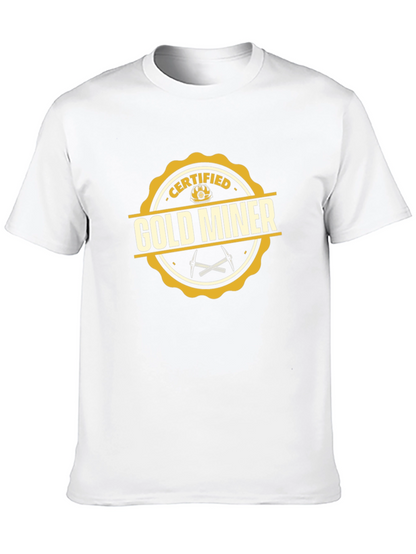 Camiseta Minero de Oro Certificado - Diseño Único