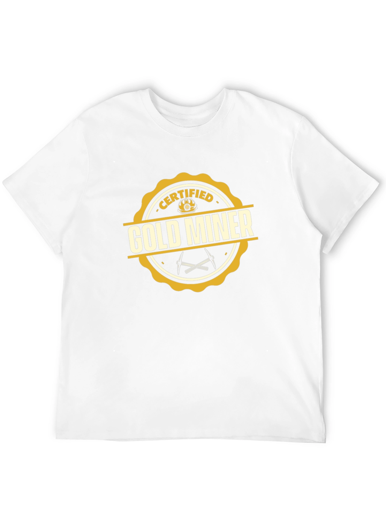 Camiseta Minero de Oro Certificado - Diseño Único