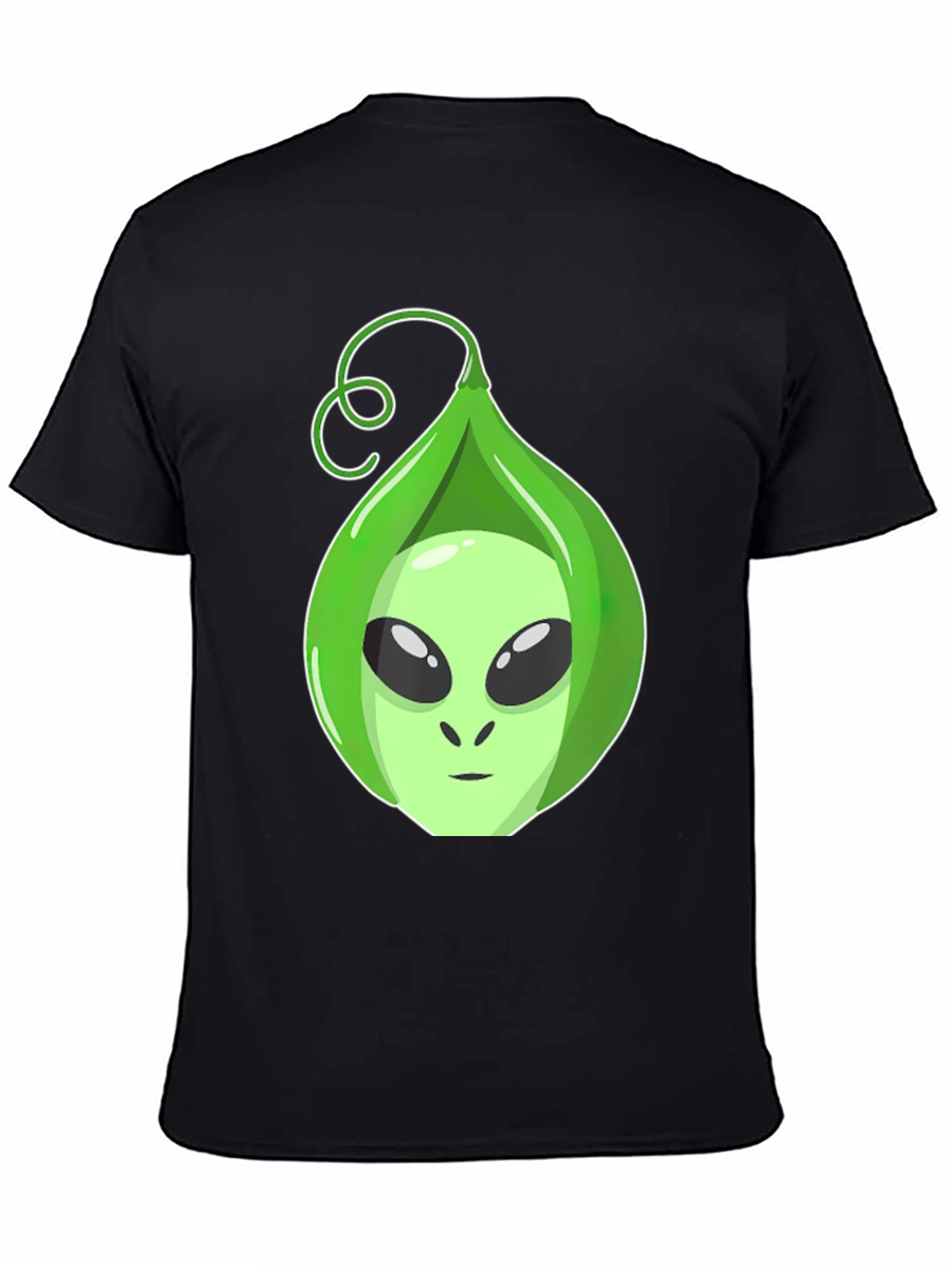 Camiseta Hombre con Diseño Alienígena en Vaina
