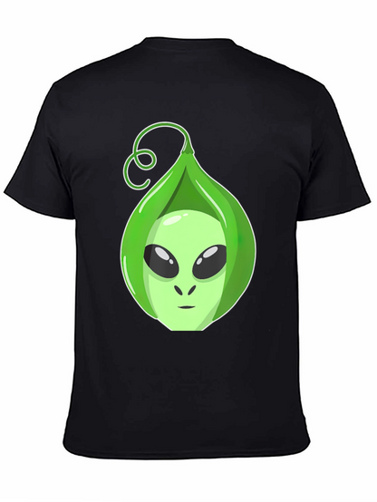 Camiseta Hombre con Diseño Alienígena en Vaina