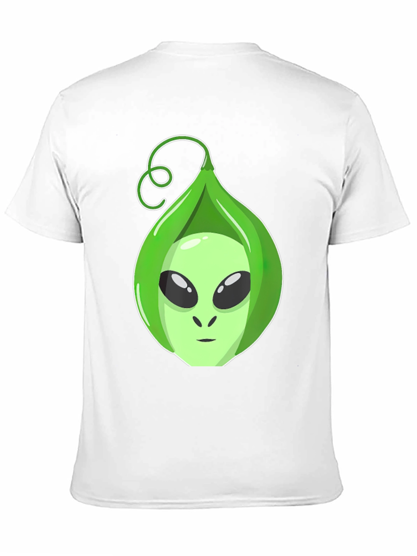 Camiseta Hombre con Diseño Alienígena en Vaina