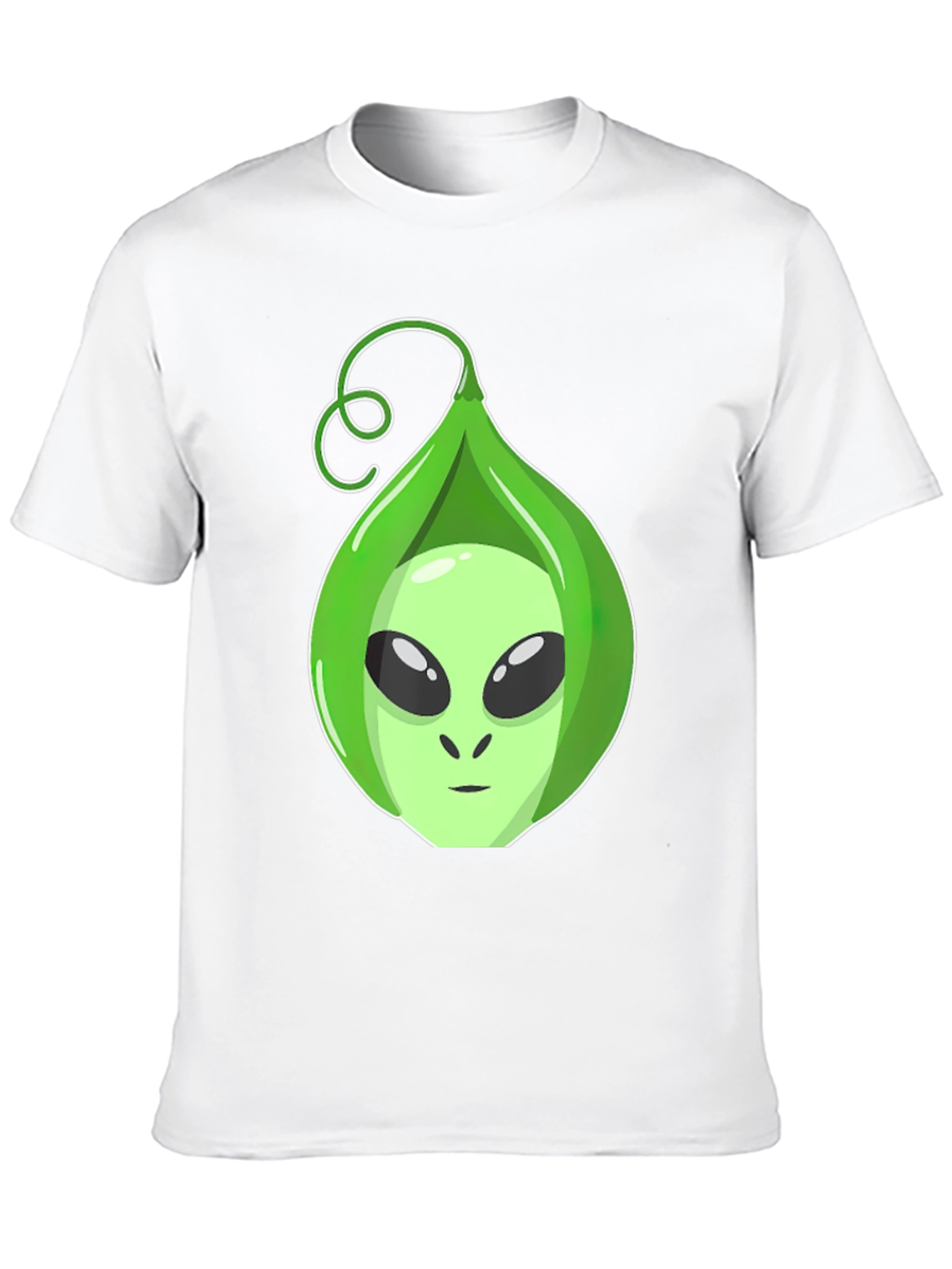 Camiseta Hombre con Diseño Alienígena en Vaina