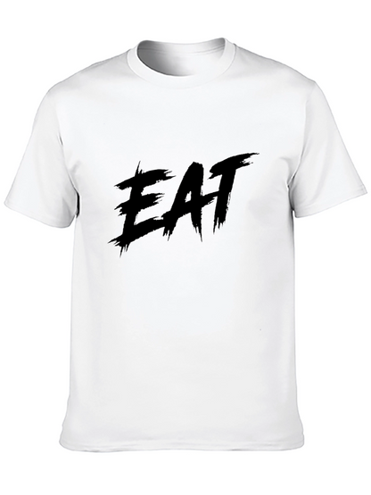 Camiseta Negra EAT - Estilo Urbano y Casual