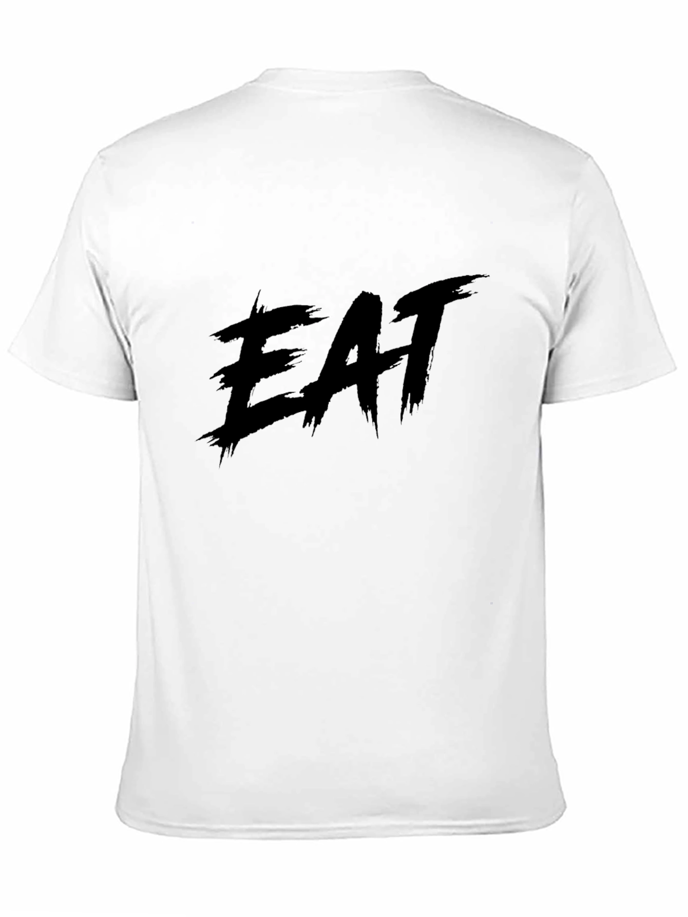 Camiseta Negra EAT - Estilo Urbano y Casual