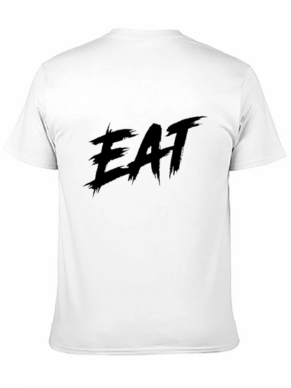 Camiseta Negra EAT - Estilo Urbano y Casual
