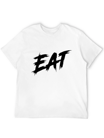 Camiseta Negra EAT - Estilo Urbano y Casual