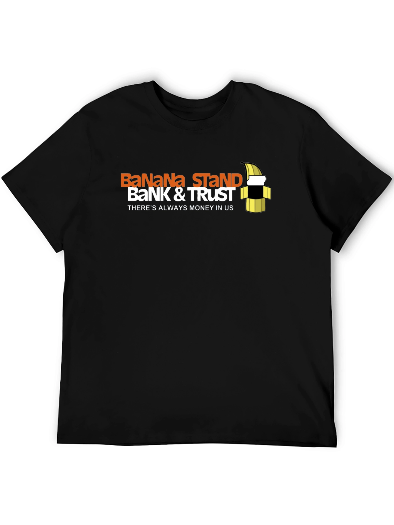 Camiseta Negra Banana Stand Bank & Trust
