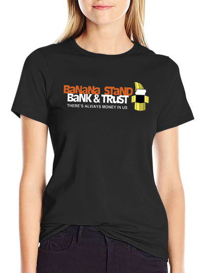 Camiseta Negra Banana Stand Bank & Trust