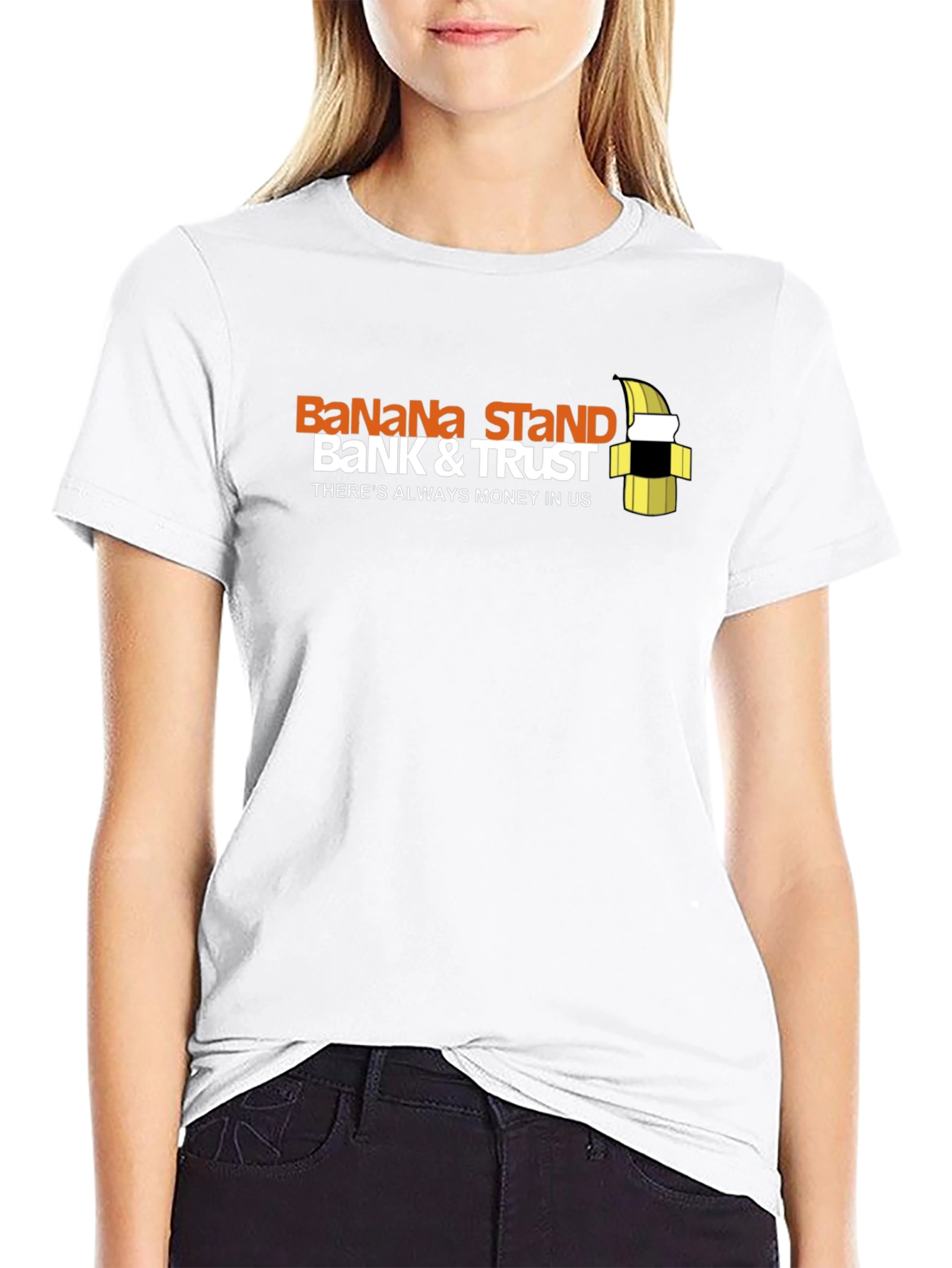 Camiseta Negra Banana Stand Bank & Trust