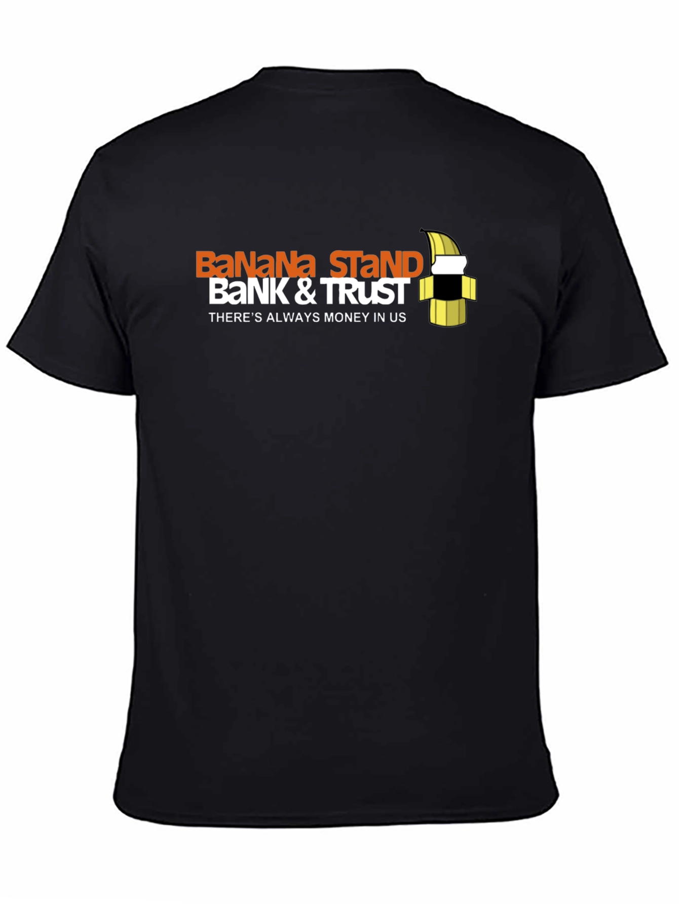 Camiseta Negra Banana Stand Bank & Trust