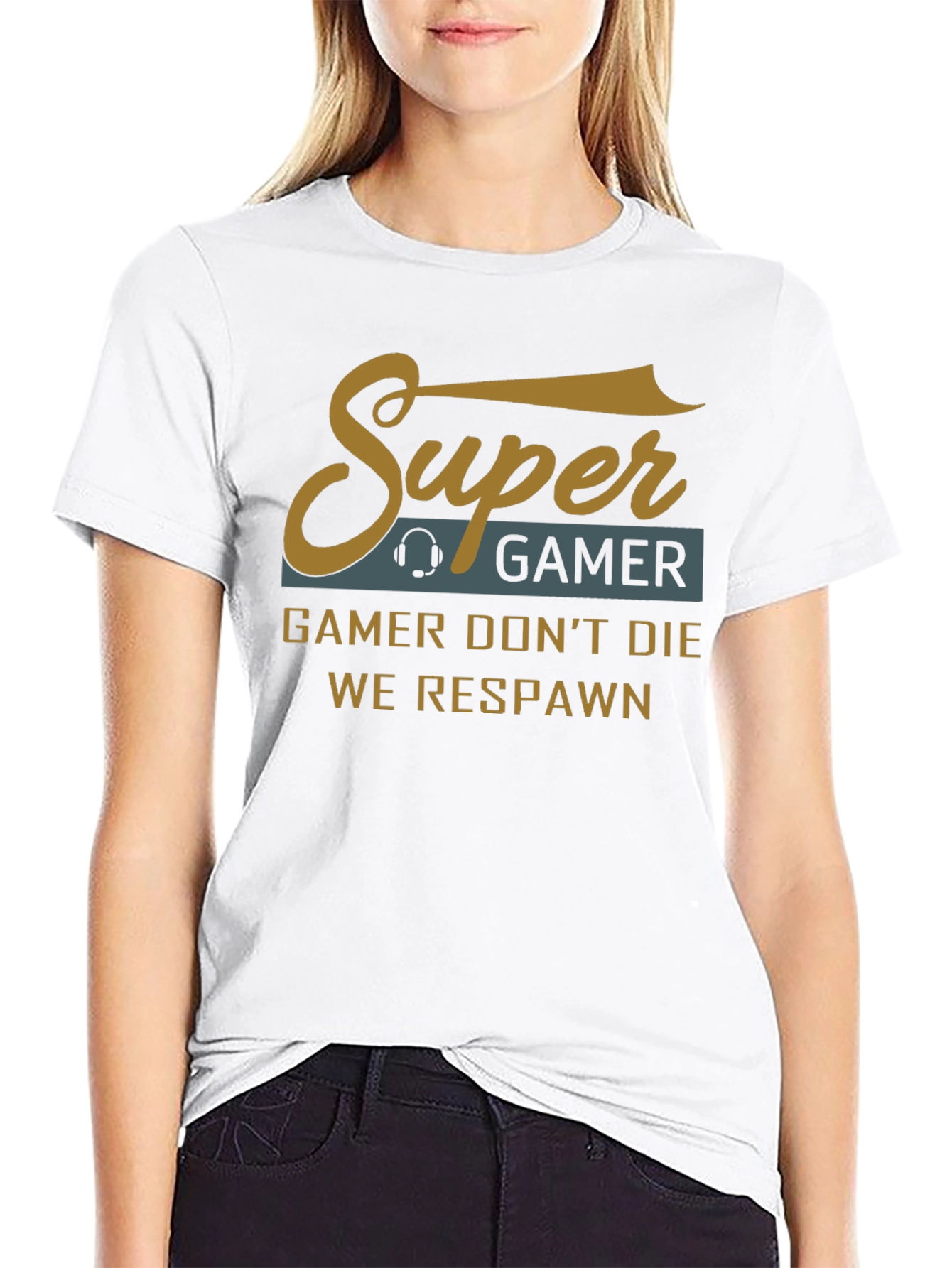 Camiseta Gamer - Super Gamer No Muere