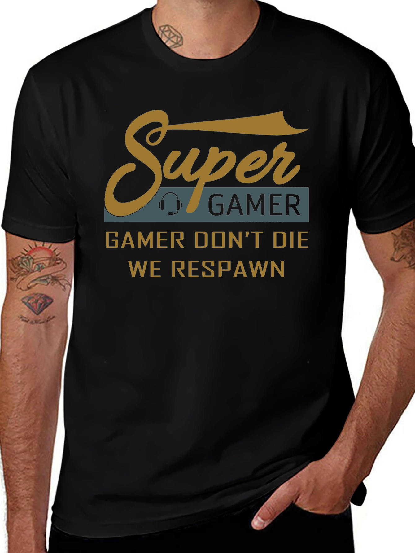 Camiseta Gamer - Super Gamer No Muere