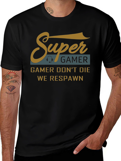 Camiseta Gamer - Super Gamer No Muere