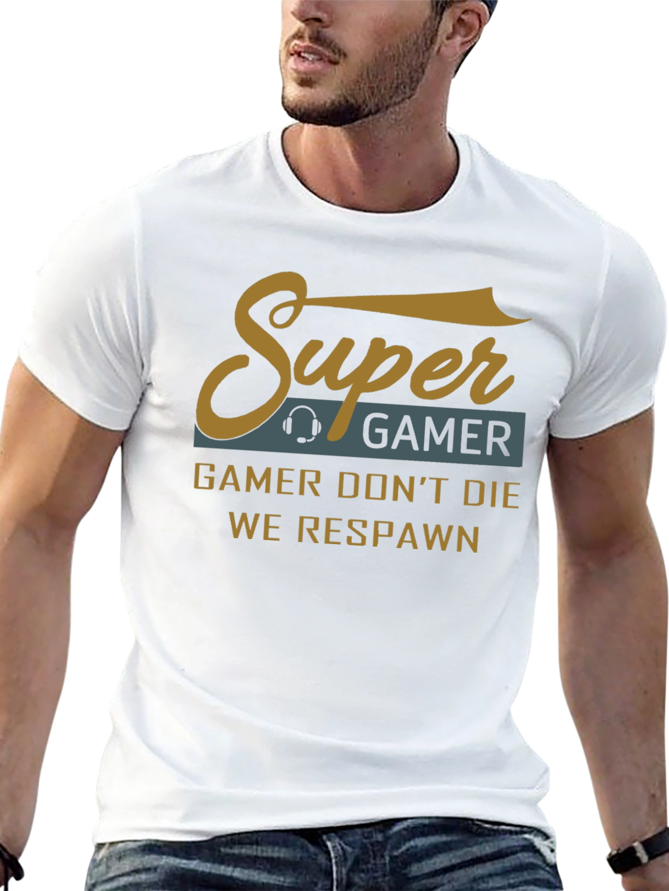 Camiseta Gamer - Super Gamer No Muere