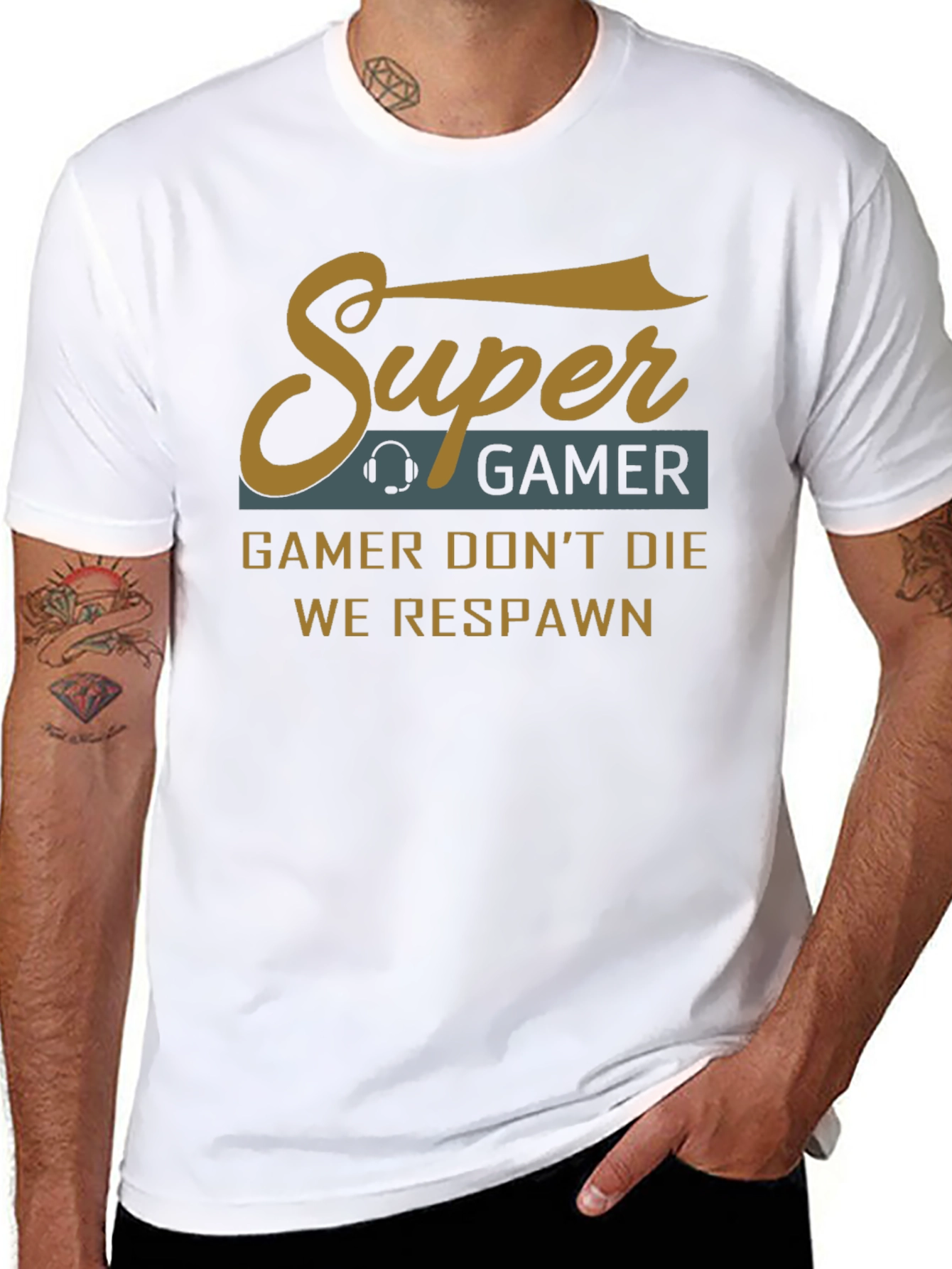 Camiseta Gamer - Super Gamer No Muere
