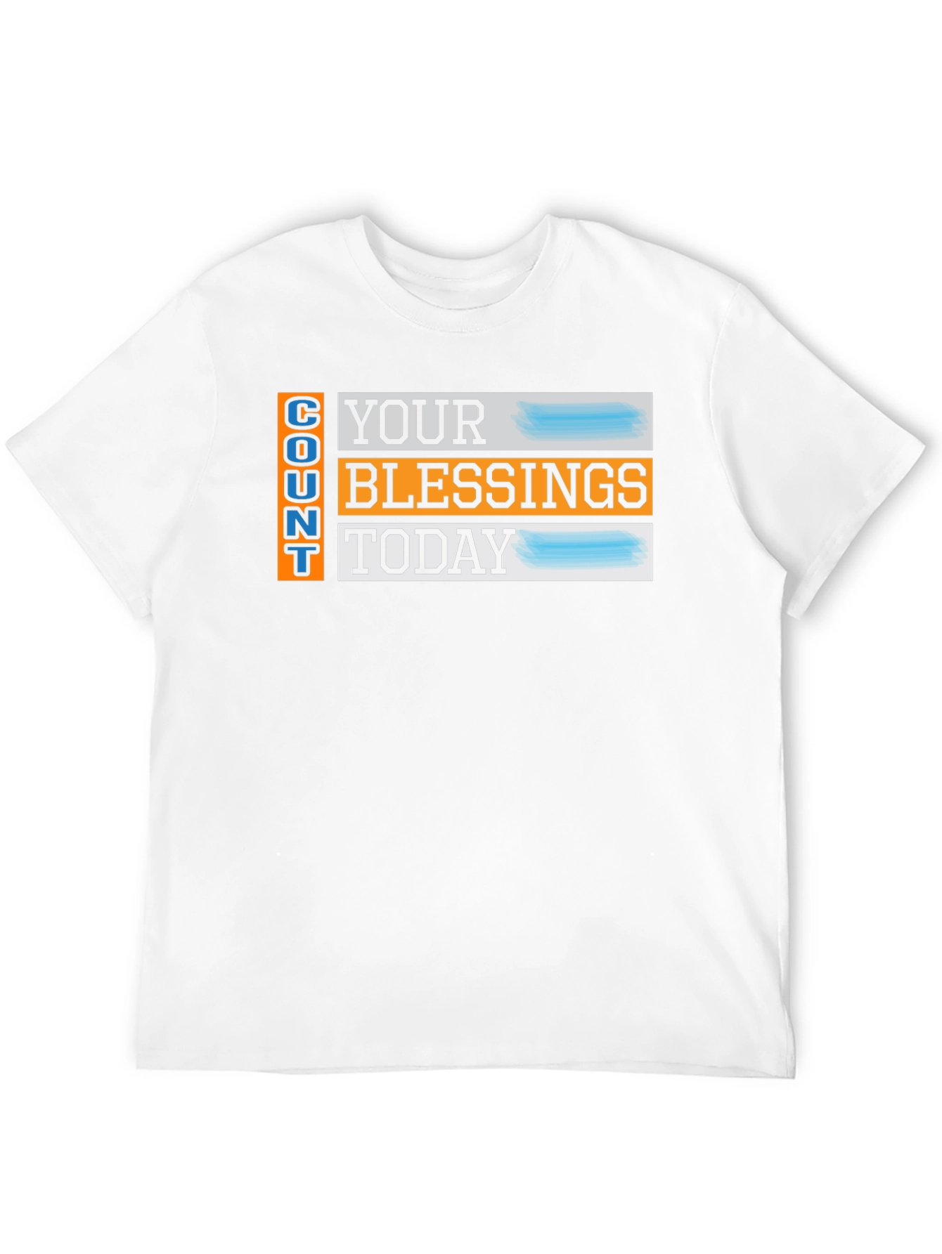 Camiseta Negra: Cuenta Tus Bendiciones Hoy
