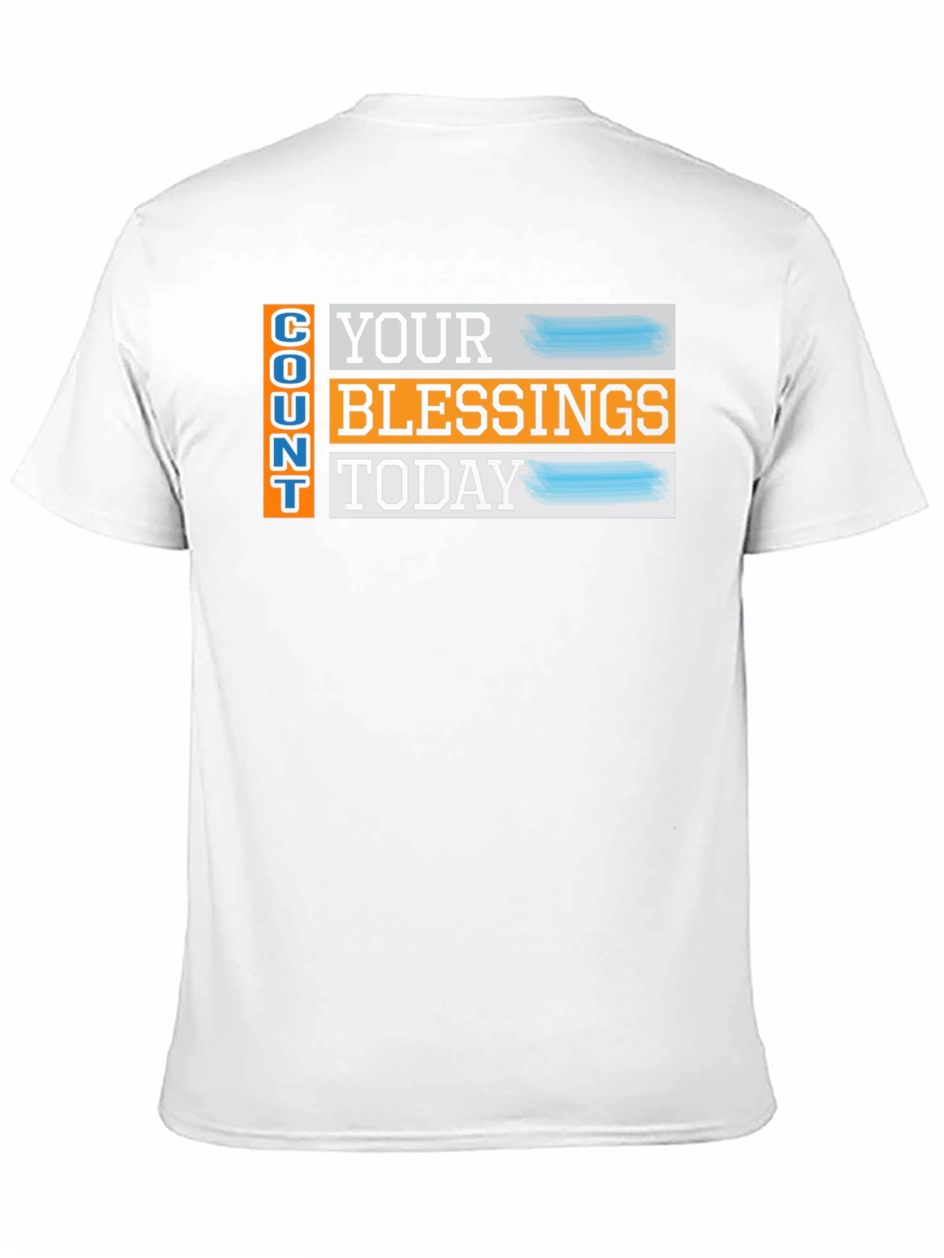Camiseta Negra: Cuenta Tus Bendiciones Hoy