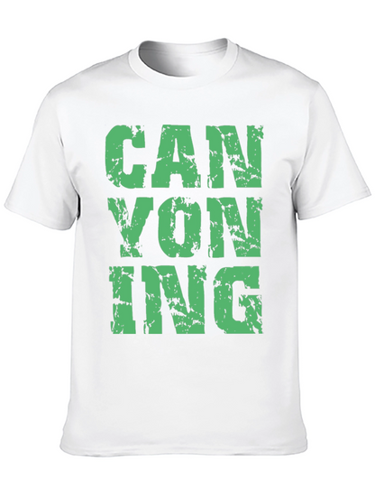 Camiseta Negra Canyoning para Aventura