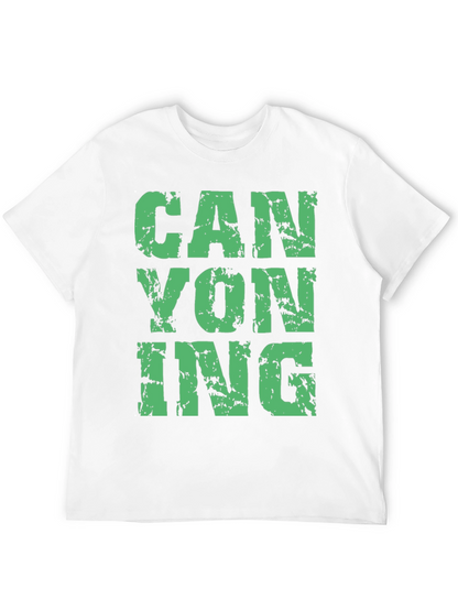 Camiseta Negra Canyoning para Aventura