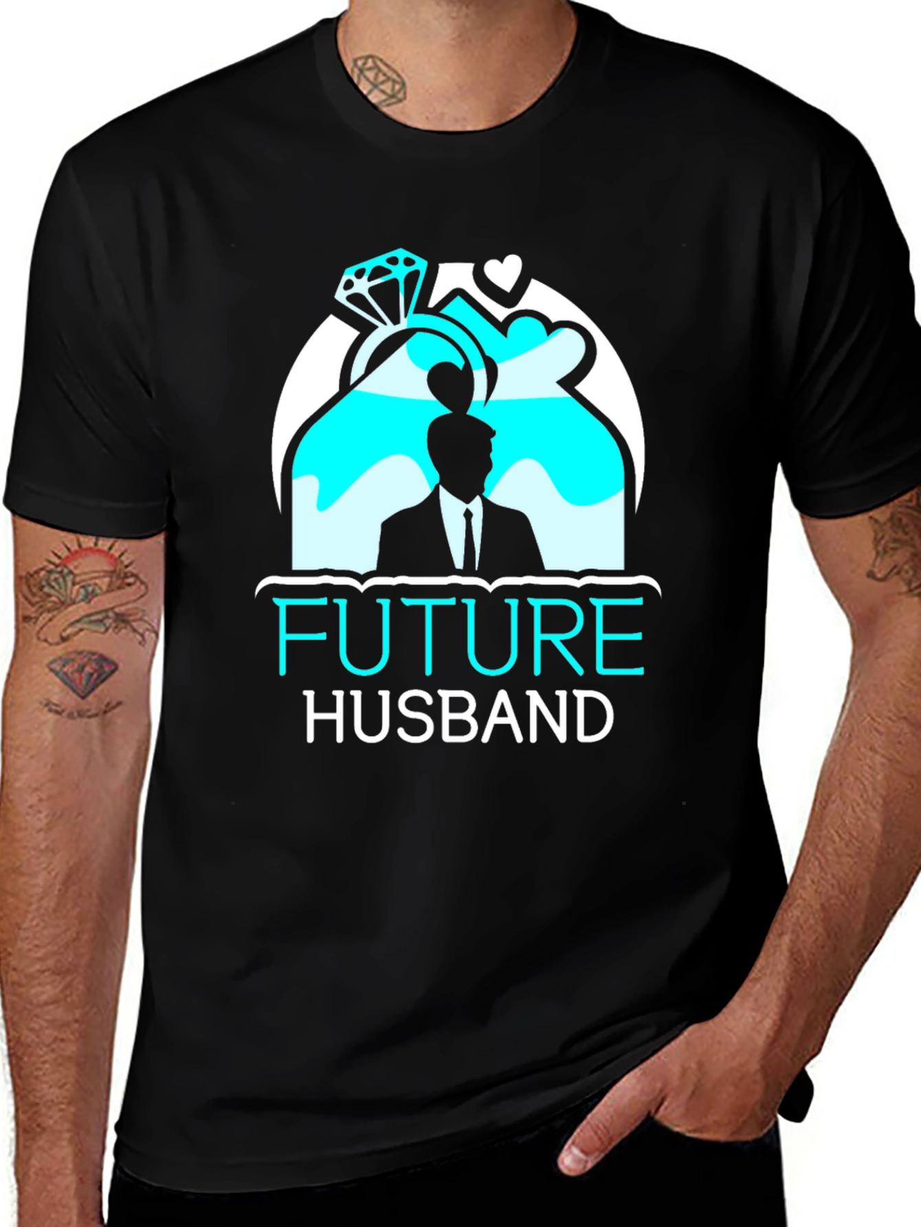 Camiseta Futuro Esposo Diseño Moderno