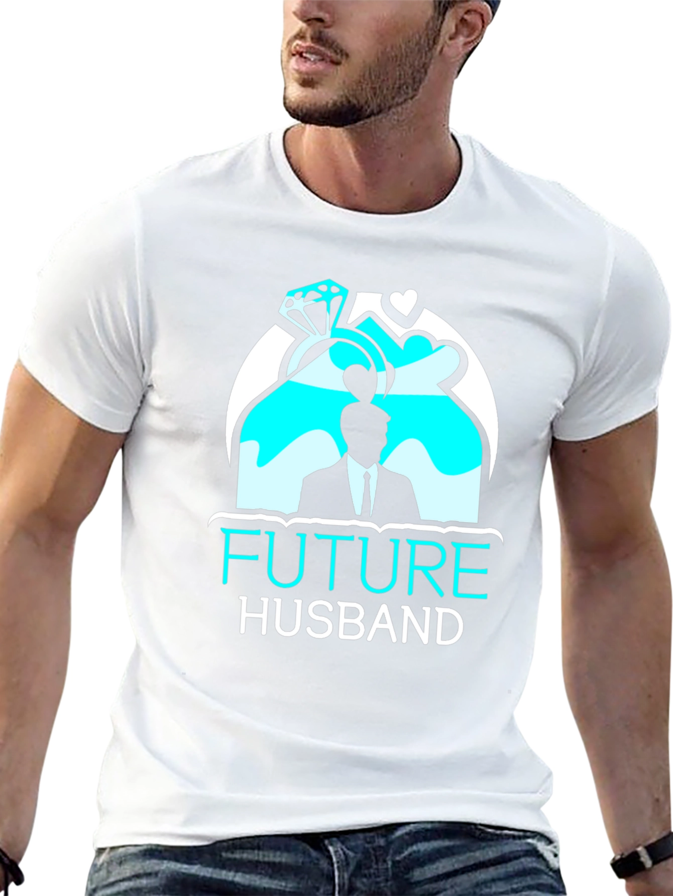 Camiseta Futuro Esposo Diseño Moderno