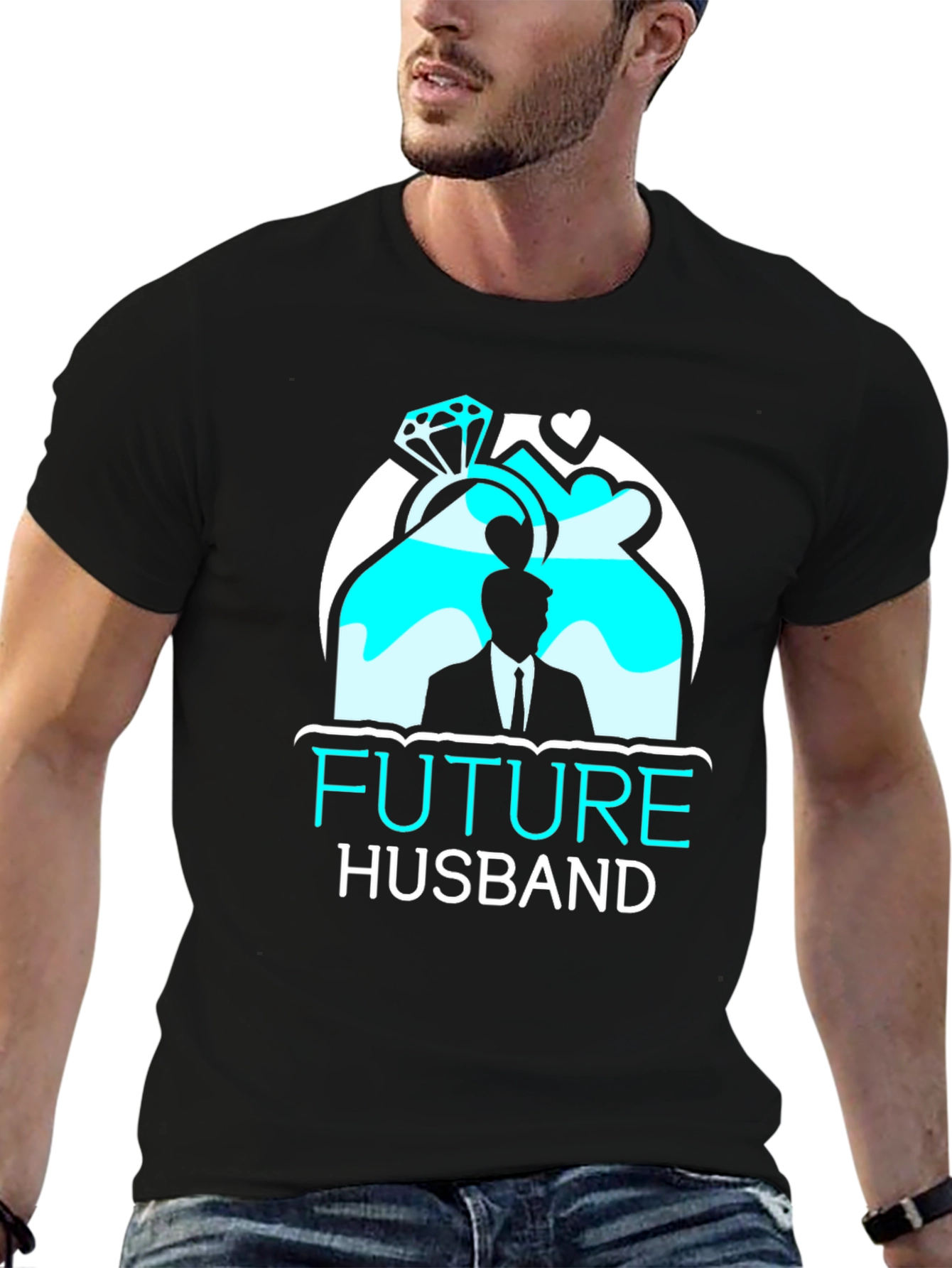 Camiseta Futuro Esposo Diseño Moderno