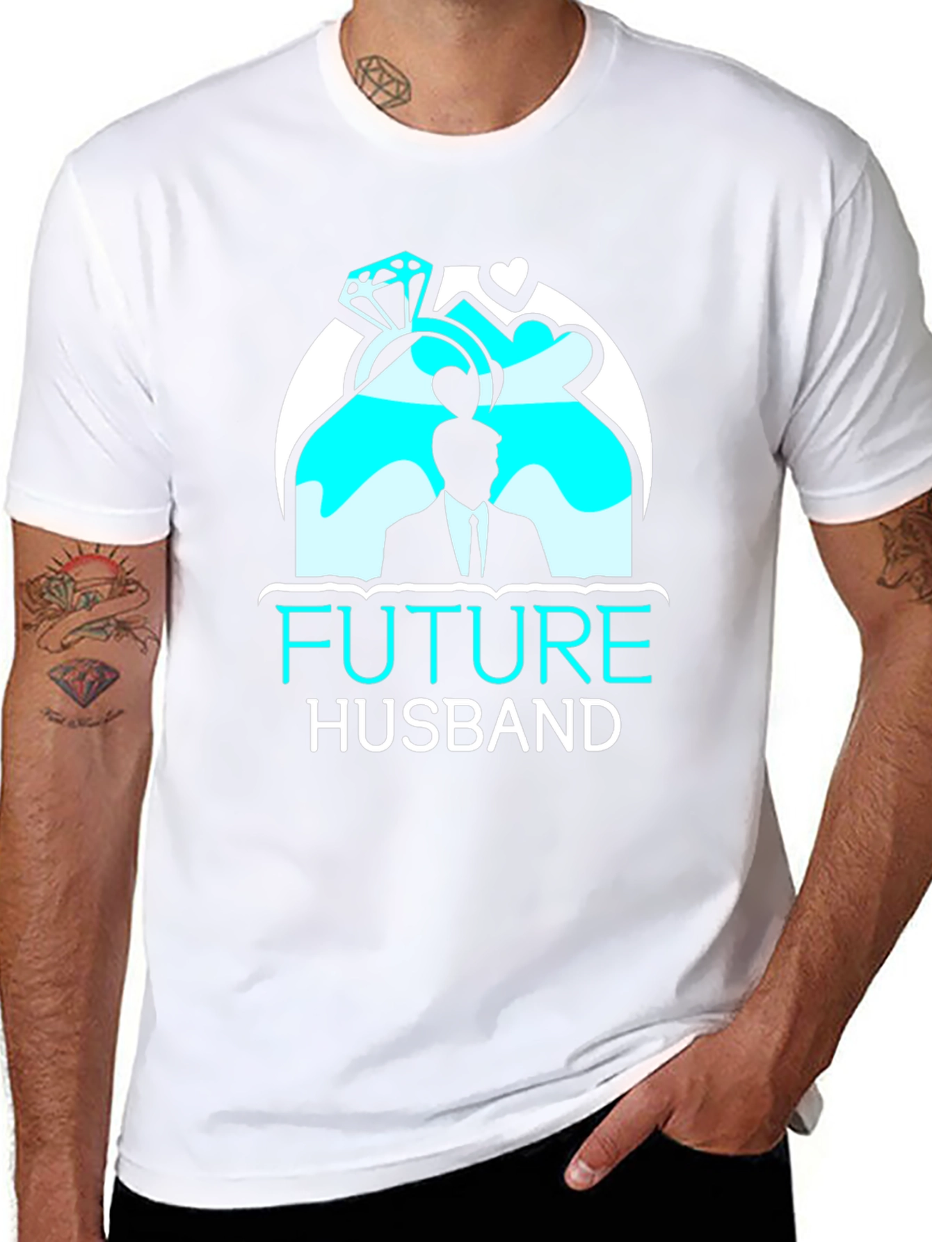 Camiseta Futuro Esposo Diseño Moderno
