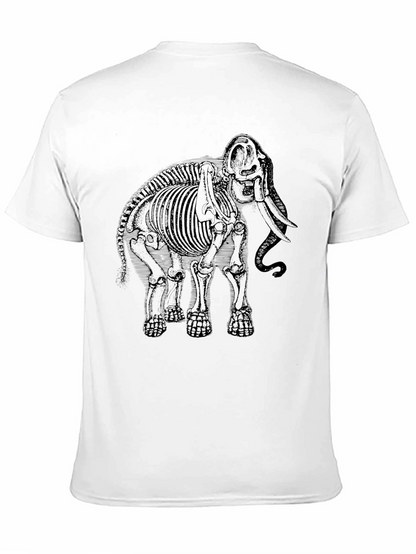 Camiseta Negra Esqueleto de Mamut