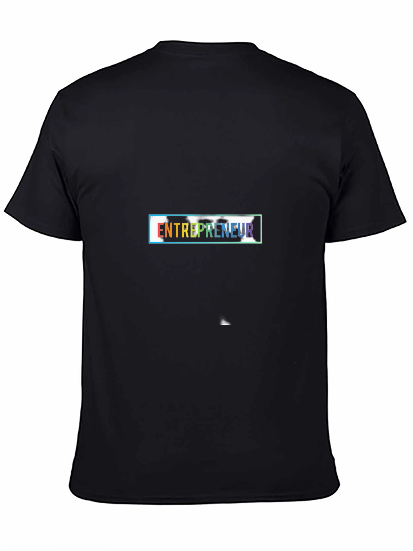 Camiseta Negra Entrepreneur Diseño Moderno