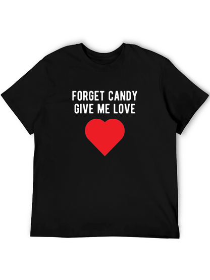 Camiseta Negra Olvida el Caramelo Dame Amor