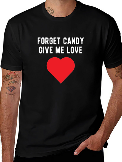 Camiseta Negra Olvida el Caramelo Dame Amor